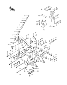 KZ400 Frame / frame fittings