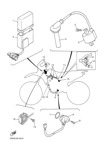 WR400F Электрика 1