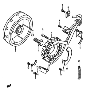 DR600 Зажигание
