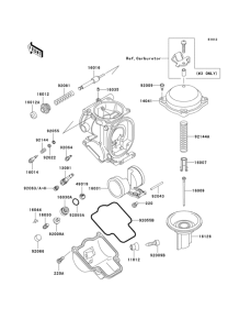 ZX600 Carburetor parts(1 / 2)