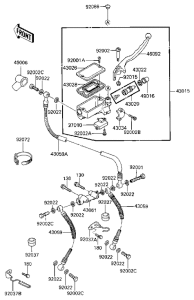ZG1200 Передний тормозной цилиндр