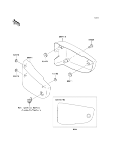 VN1500 Боковые обтекатели