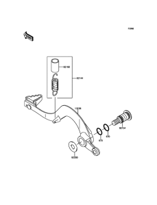  Педаль тормоза