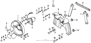 GL1000 Radiator fan + shroud