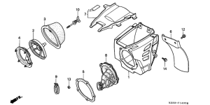 CR250R Воздухоочиститель