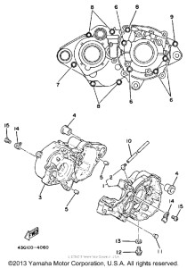 IT200L Картер двигателя