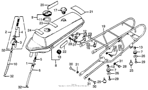 NC50 Fuel tank + carrier
