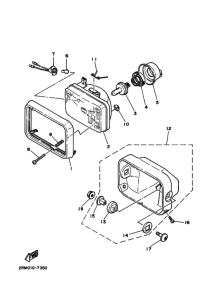 TZR125 Headlight assy