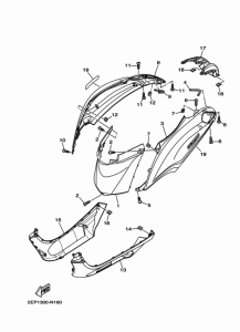 XC115S Боковые обтекатели