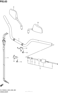 DL1000 (ABS) Руль