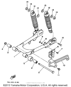 RT100A Swing arm  suspension