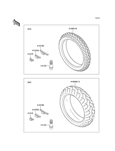 ZX600 Покрышки