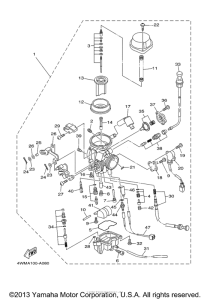 XV1600AR Карбюратор