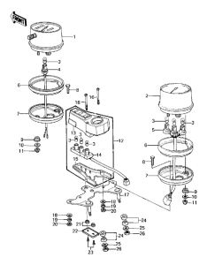 KZ440 Спидометр