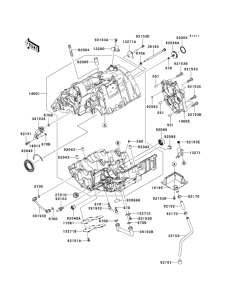 ER650 Crankcase(1 / 2)(-er650ae057323)