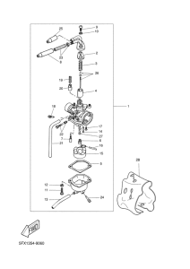 EW50 Карбюратор