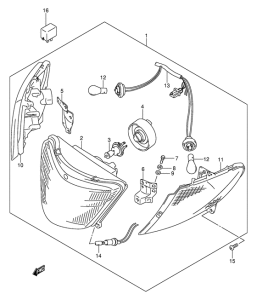 AN250 Front combination lamp
