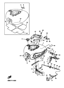 XVS1100 XVS11Y Tank fuel
