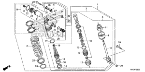  Задние амортизаторы