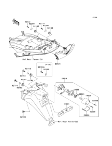 ZX1400 Фонарь