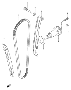 DR650 Держатель направляющей