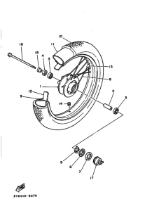 TDR250 TDR250A Transom + tube