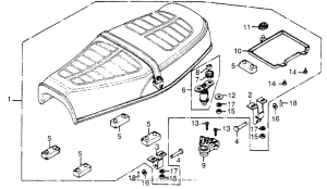 CB750 Сиденье