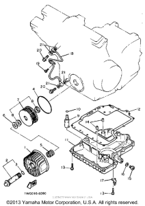 FZR400U Маслянный фильтр