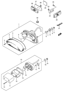 VS1400 Задний комбинированный сигнал