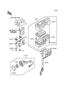 KLX250 Спидометр
