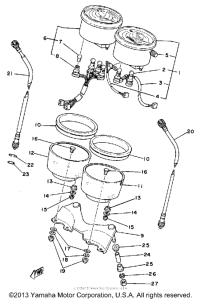 SR500G Спидометр-тахометр