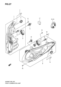 AN400 (ABS) Front combination lamp
