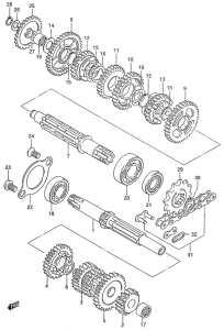 RMX50 Трансмиссия