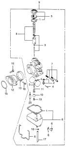 TL250 Карбюратор