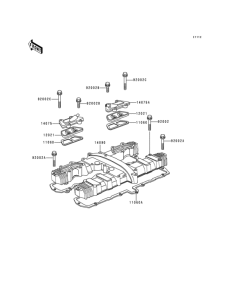 KZ1000 Крышка головки цилиндров