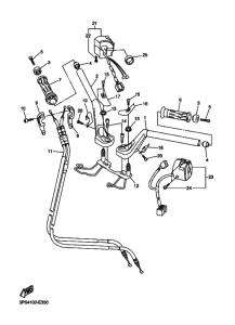 FJR1300A FJR13AV Рулевой рычаг и кабель