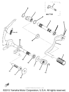 MX175A Переключение скоростей