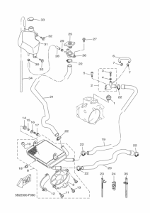 VP250 Радиатор и шланг