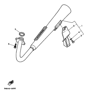 SR125 Выхлопная система
