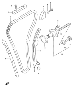 RF600 Держатель направляющей