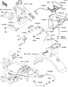 EJ650 Рама ,крепежные детали