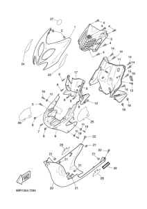 YQ50 Ветровое стекло