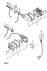 GS850 Поворотники