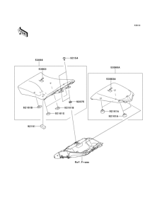 ZX1000 Сиденье