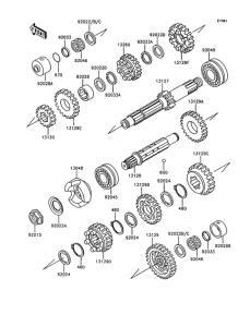 Z750 Трансмиссия