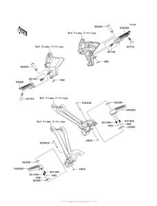 ZR1000 Подножки