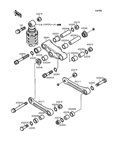 EX400 Задняя подвеска