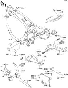 ZX1100 Короб для АКБ
