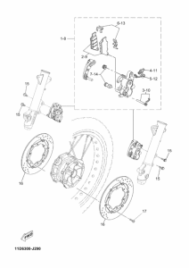 XT660Z Передний тормоз