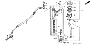  Задний тормозной цилиндр